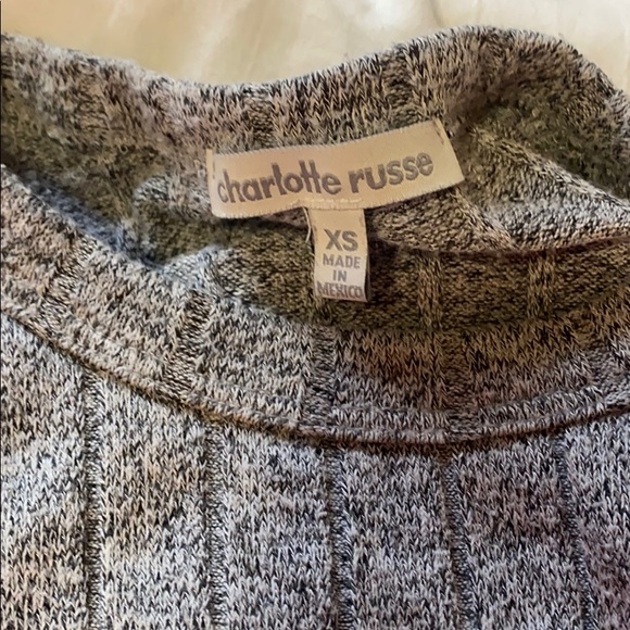 Grey ribbed dress - Picture 2 of 3